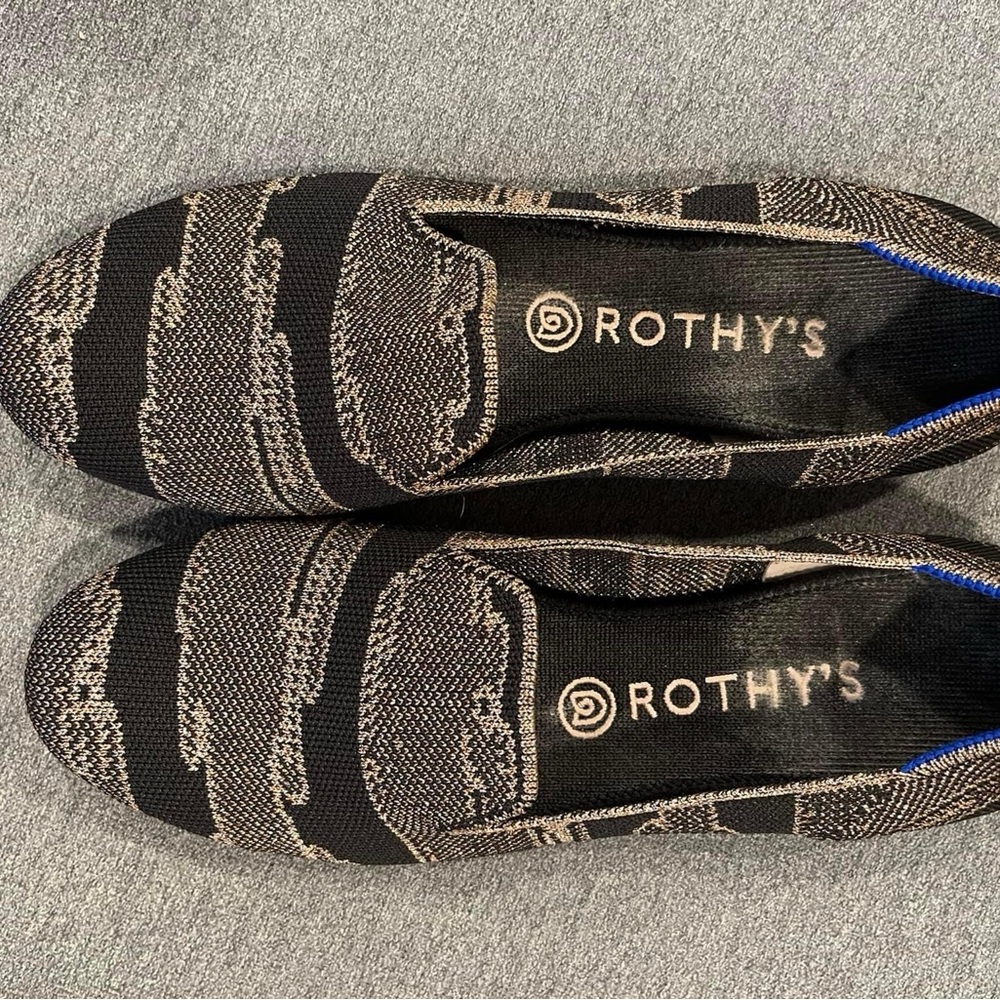Rothy’s EUC Shimmer Loafers